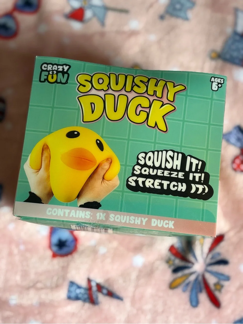 Crazy Fun Squishy Duck - Yellow Rubber Duck Toy